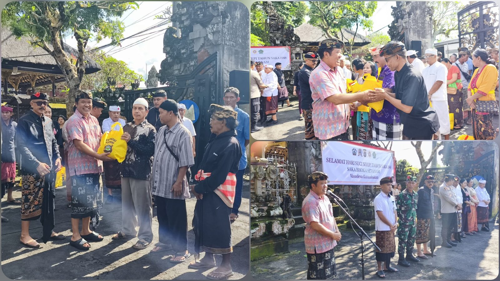 Pererat Silaturahmi, Bupati Sedana Arta Gelontorkan Paket Sembako Lintas Agama