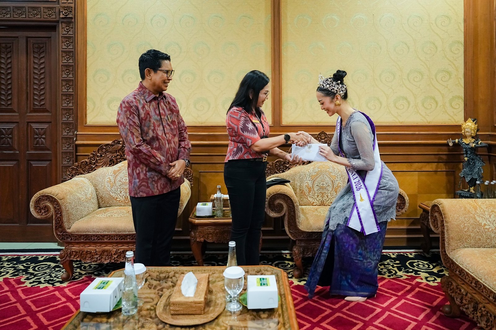 Putri Indonesia Bali 2026 Sowan ke Puspem Badung, Bupati Dukung Penuh : Semoga Juara