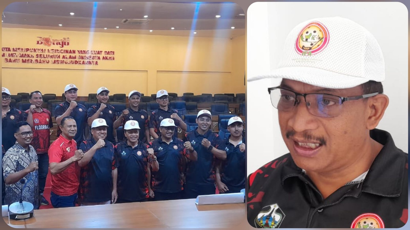 Kembangkan Cabor Floorball, Nyoman Dacin Resmi Dilantik Nahkodai AFI Bangli