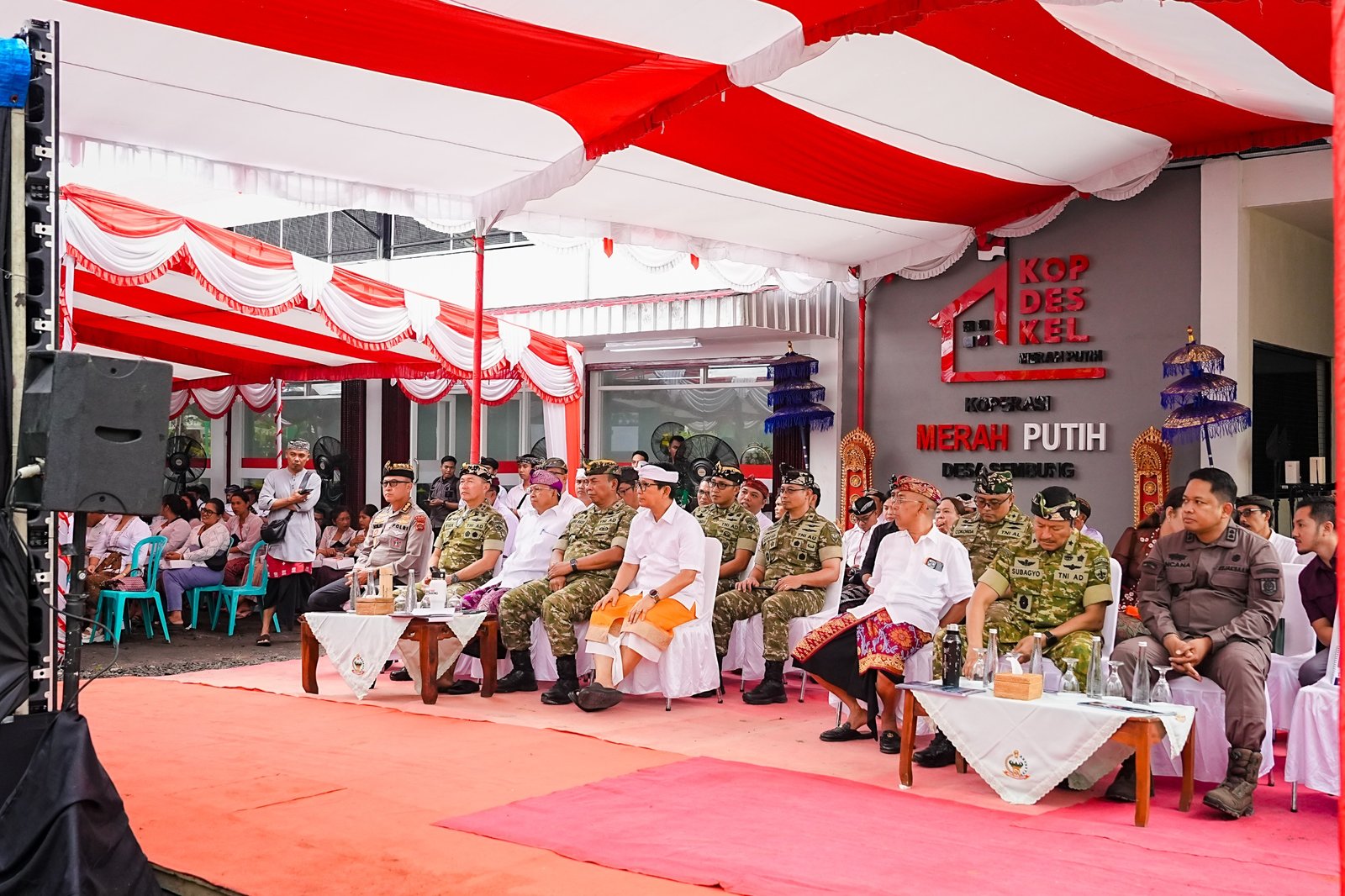 Bupati Hadiri Peresmian Operasionalisasi 1.061 Koperasi Merah Putih