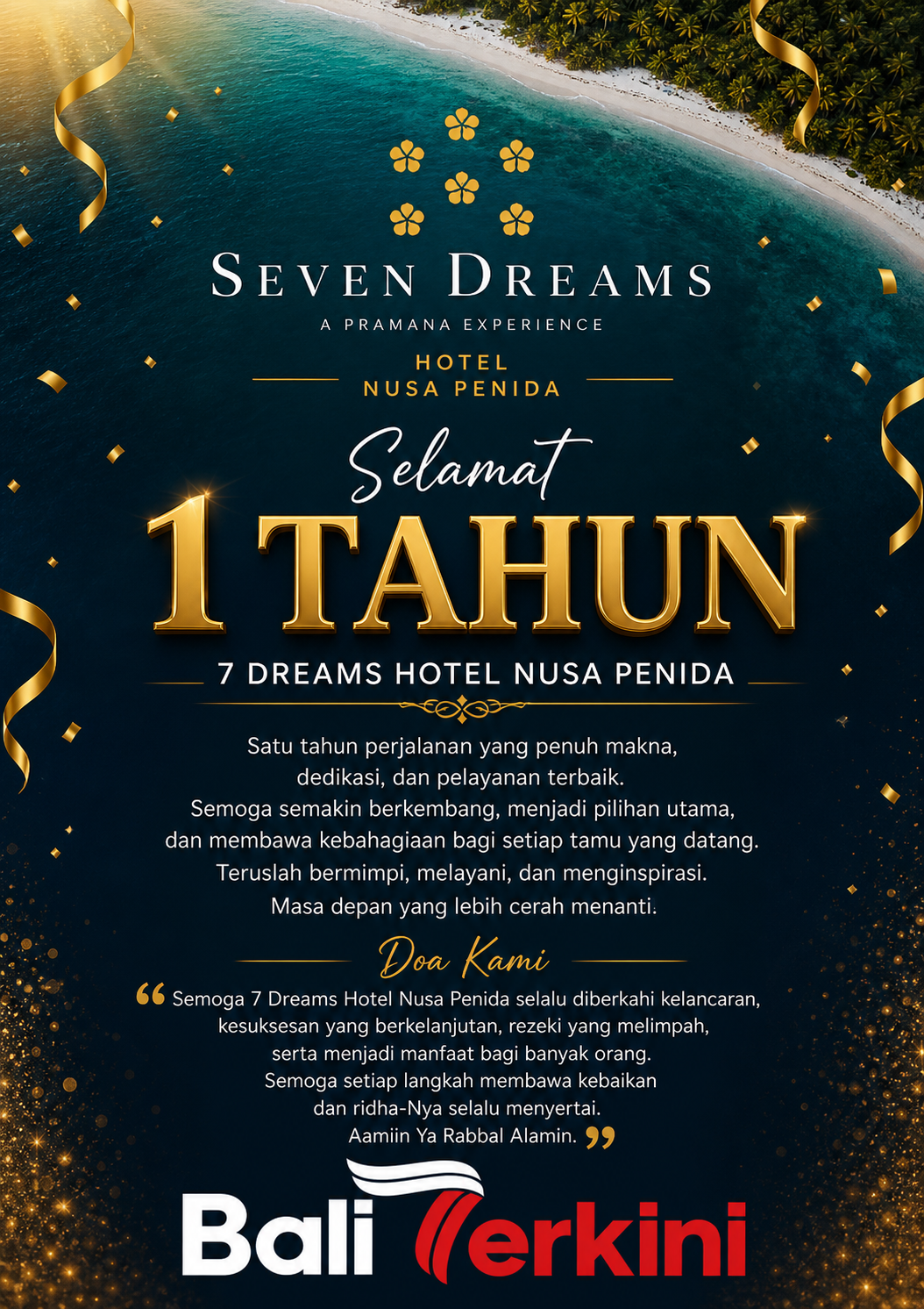 Perjalanan Satu Tahun 7 Dreams Hotel Nusa Penida, Bertumbuh di Tengah Dinamika Pariwisata