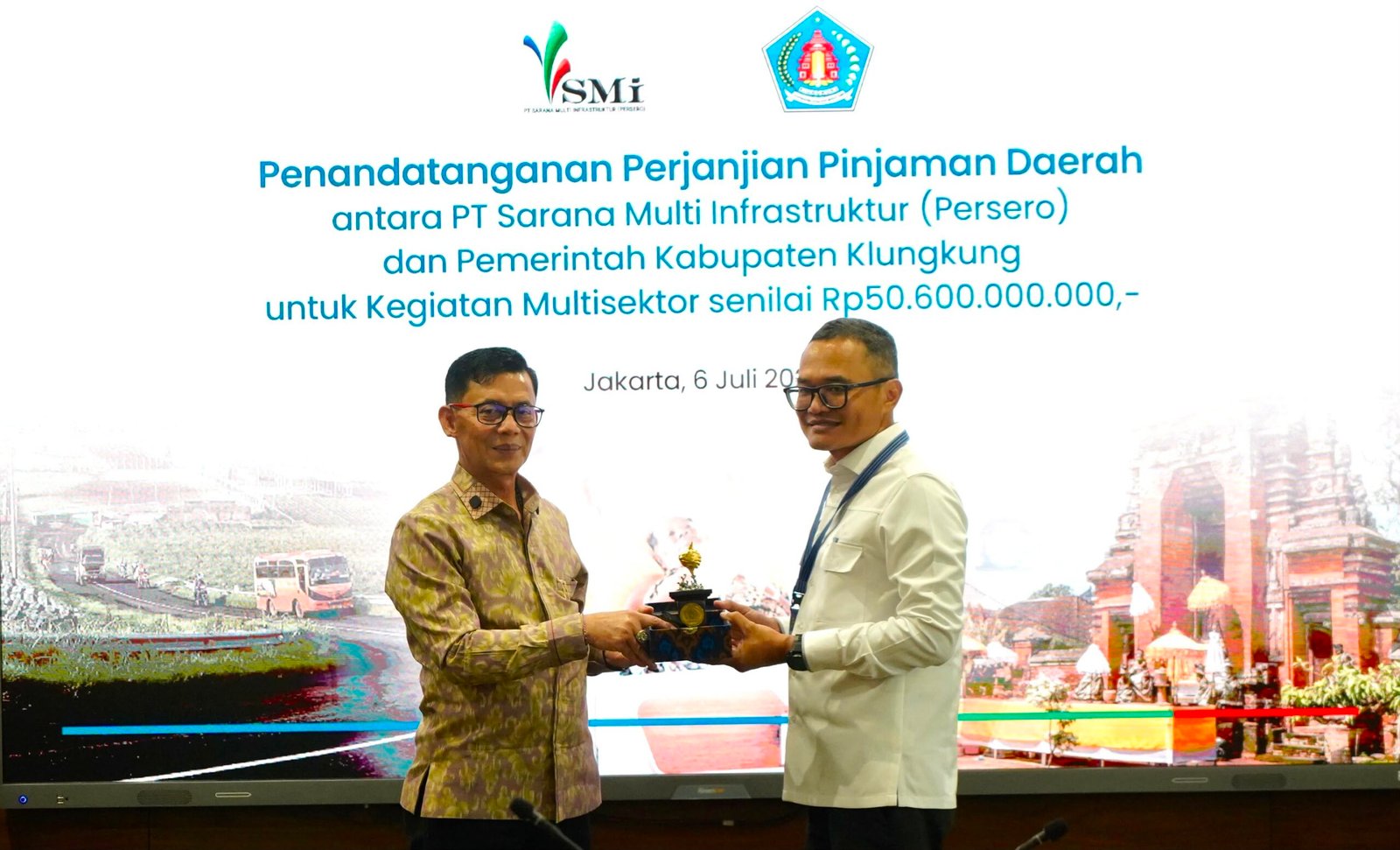 Percepat Pembangunan Infrastruktur, Pemkab Klungkung Jalin Sinergi Strategis dengan PT SMI
