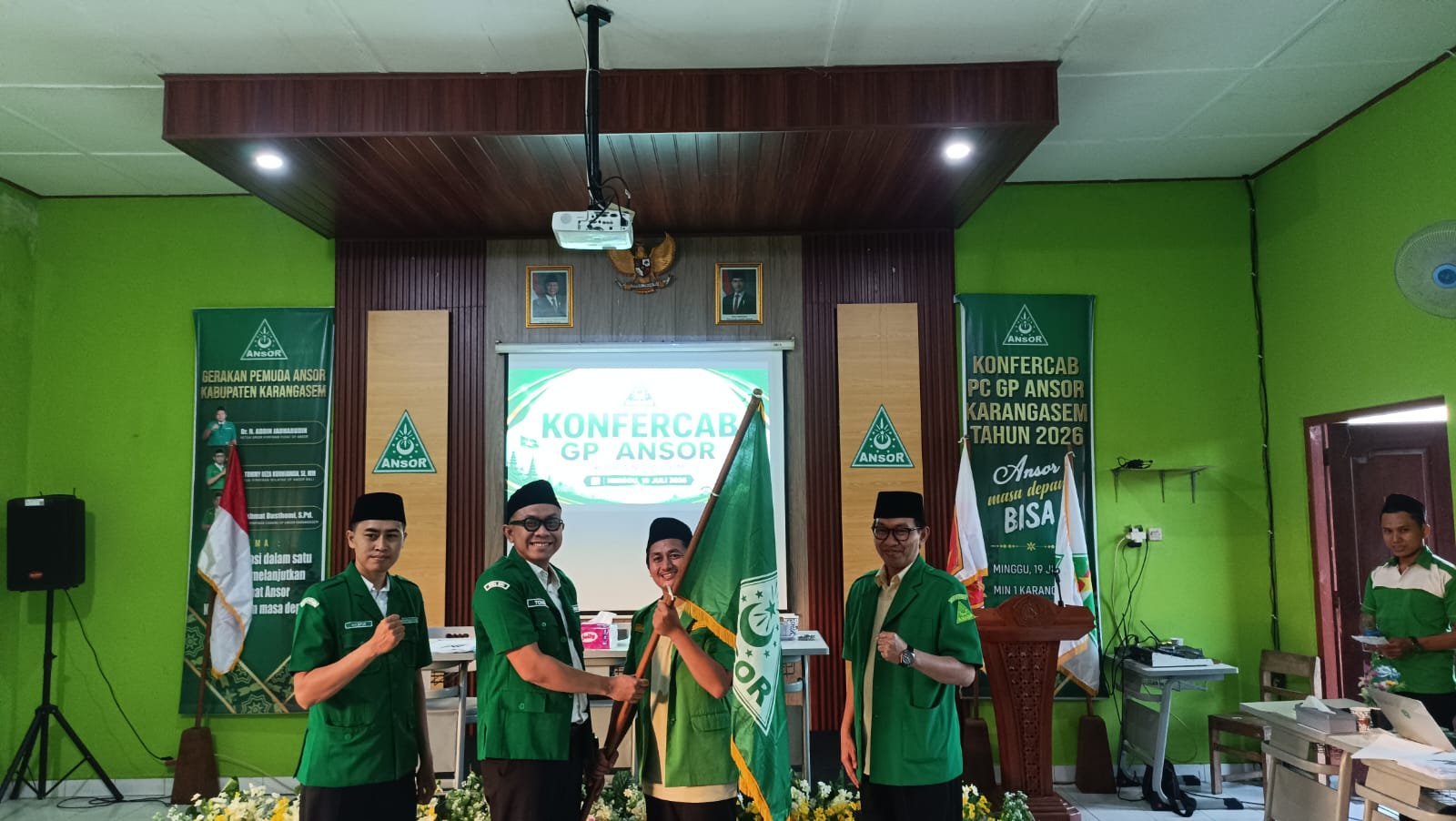 Rahmat Bustomi Kembali Pimpin PC GP Ansor Karangasem, Ajak Semua Kader Bersatu