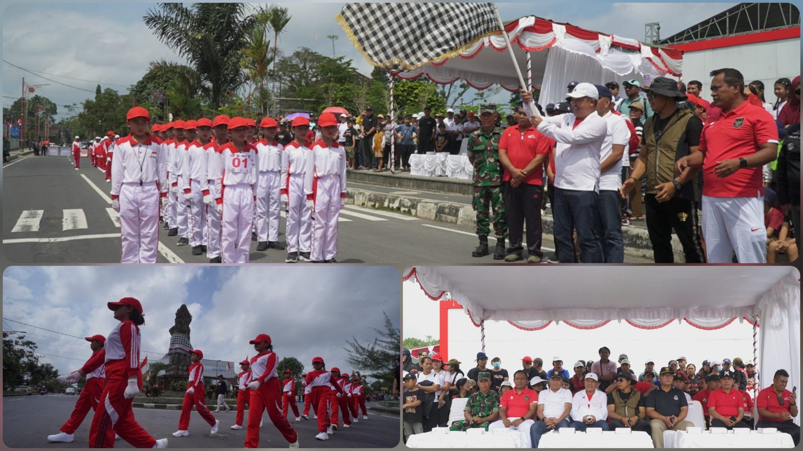 Dilepas Bupati Sedana Arta, 35 Regu SD Se-Kecamatan Bangli Adu Disiplin Dan Kekompakan