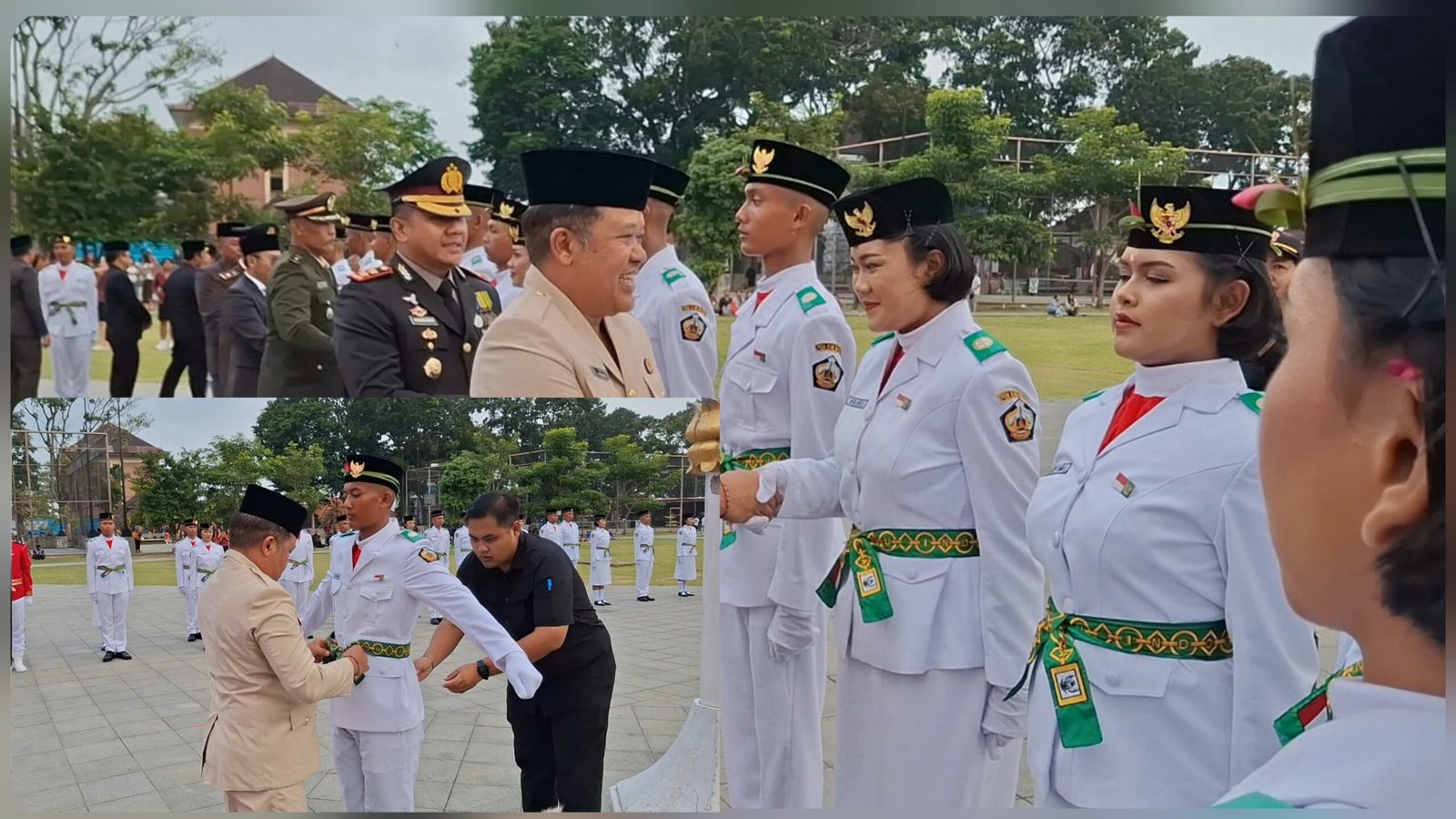 60 Paskibraka Bangli Resmi Dikukuhkan, Siap Kibarkan Sang Merah Putih