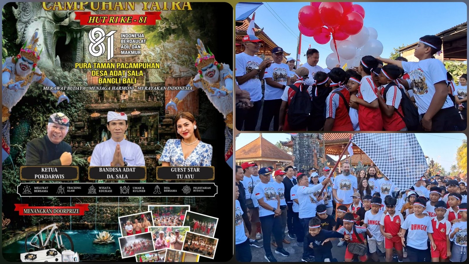 Rayakan Kemerdekaan Lewat Tradisi, Desa Adat Sala Gelar Campuhan Yatra Siap Jadi Magnet Wisata Baru