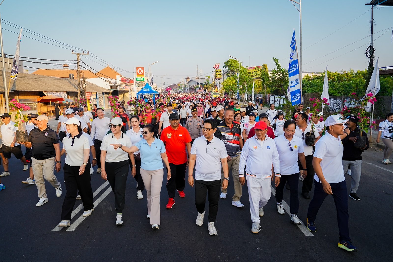 Badung First Car Free Day Digelar Di Kerobokan, Bupati : Menjadi Ruang Alternatif Warga Perkotaan