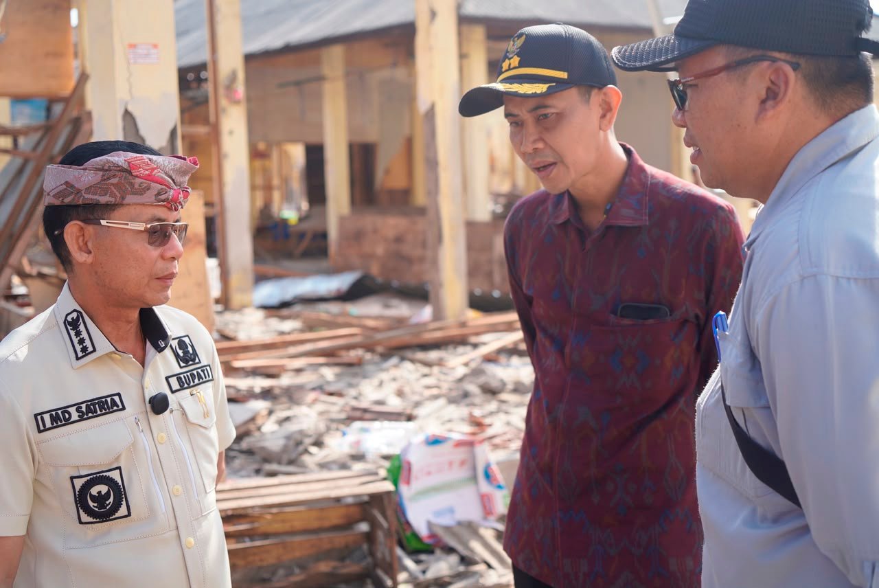 Pedagang Pasar Mentigi Mulai Direlokasi, Pembangunan Pasar Baru Segera Dimulai