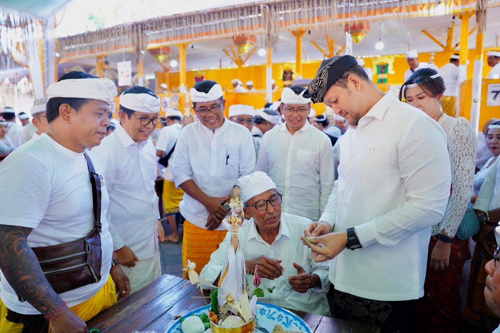 Puncak Yadnya Massal Desa Adat Kwanji, Pemkab Badung Salurkan Hibah Rp700 Juta