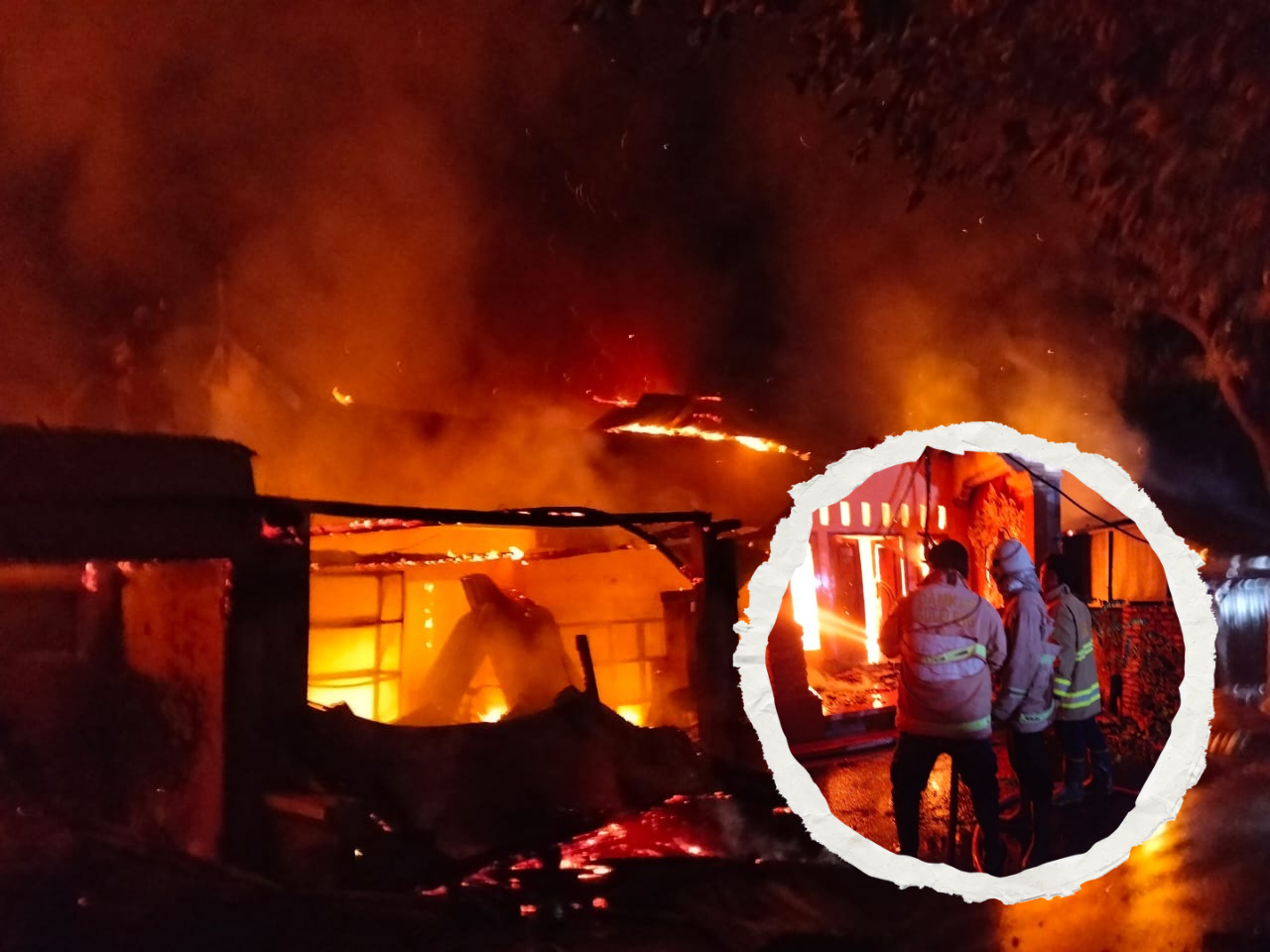 Kobaran Api Bakar 7 Ruko dan 1 Rumah di Tejakula, Kerugian Ditaksir Rp700 Juta