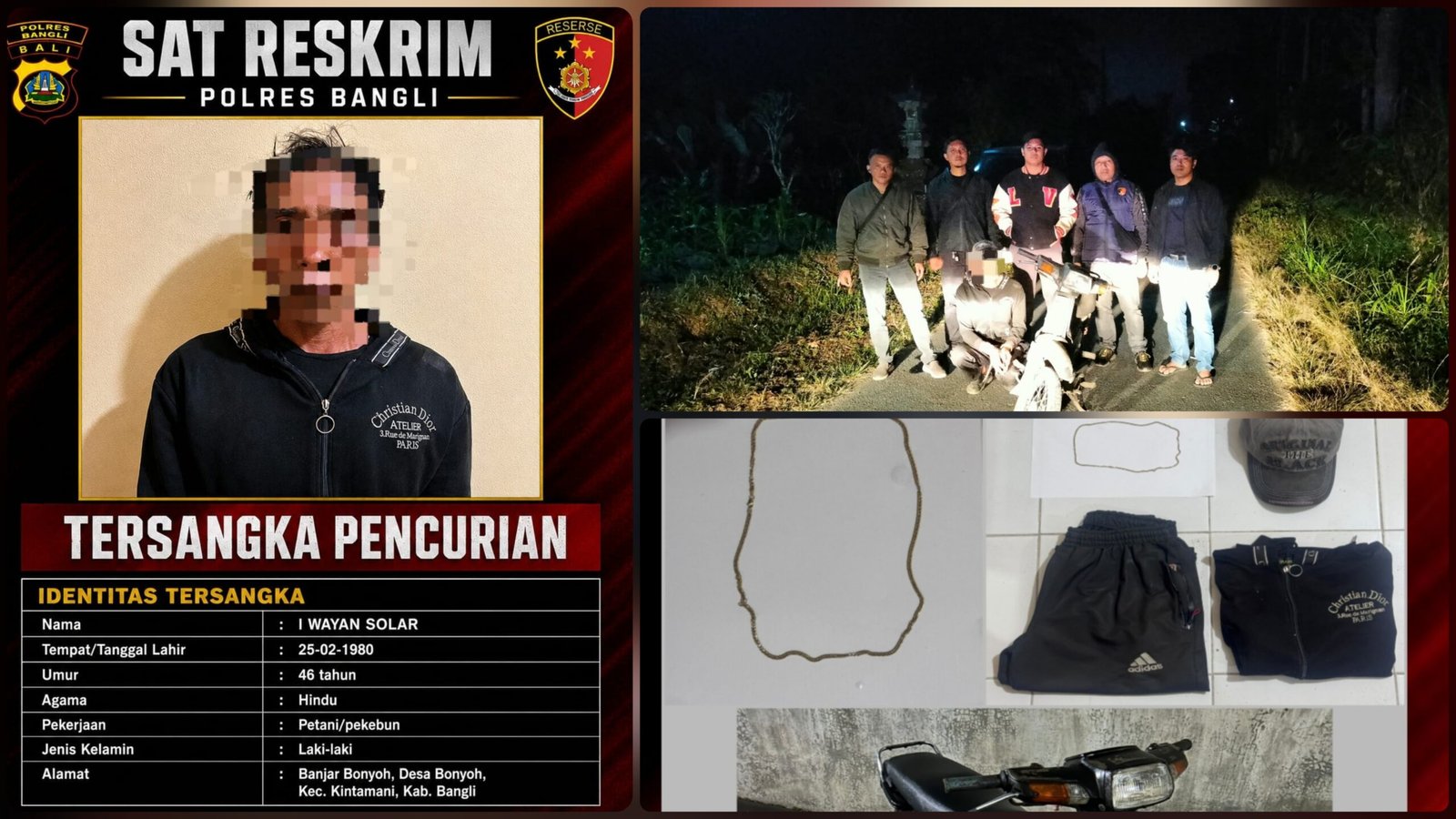 Uang Jutaan Rupiah Ludes, Kalung Emas Disembunyikan di Kebun, Pelakunya Ternyata Orang Sekitar