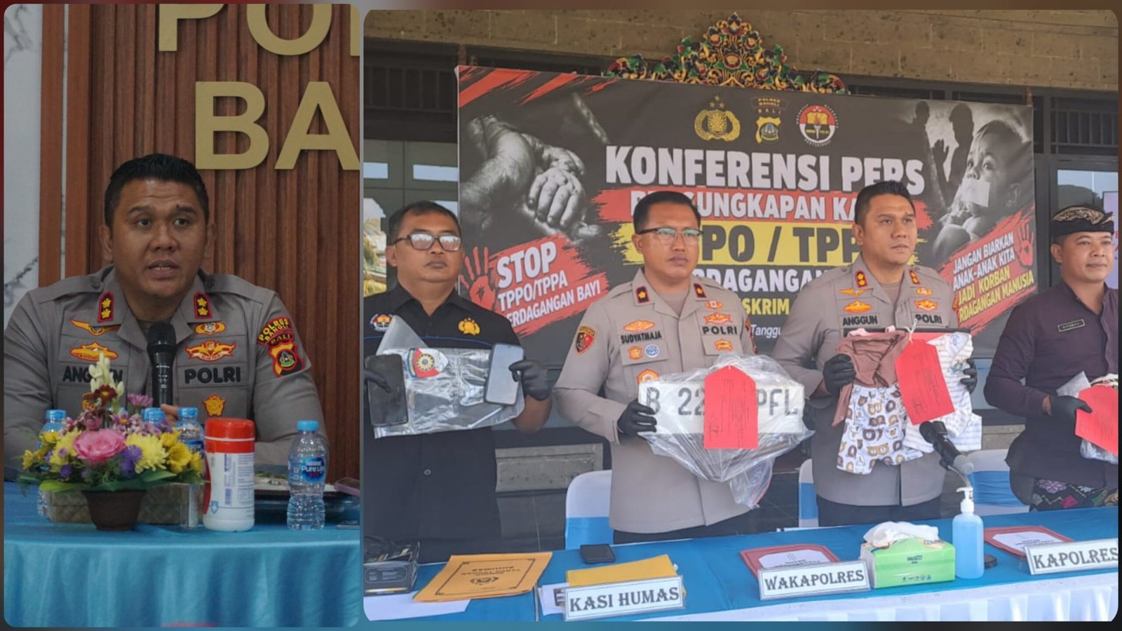 Polres Bangli Bongkar Jual Beli Bayi Via TikTok, 4 Bayi Diamankan, 3 Tersangka Diciduk