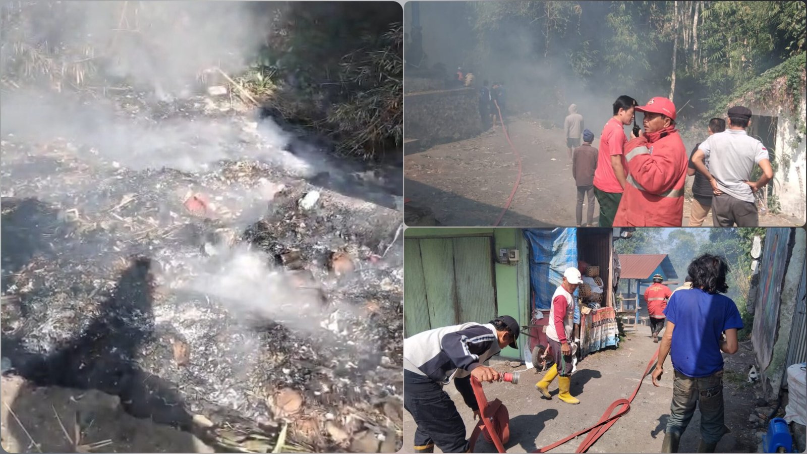 Sepele Berujung Petaka, 5 Are TPS Pasar Di Suter Ludes Terbakar
