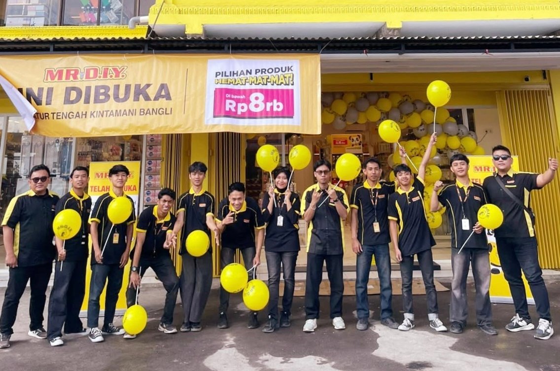 MR.D.I.Y. Buka Toko ke-31 di Bali, Perkuat Komitmen Hadir Dekat dengan Masyarakat