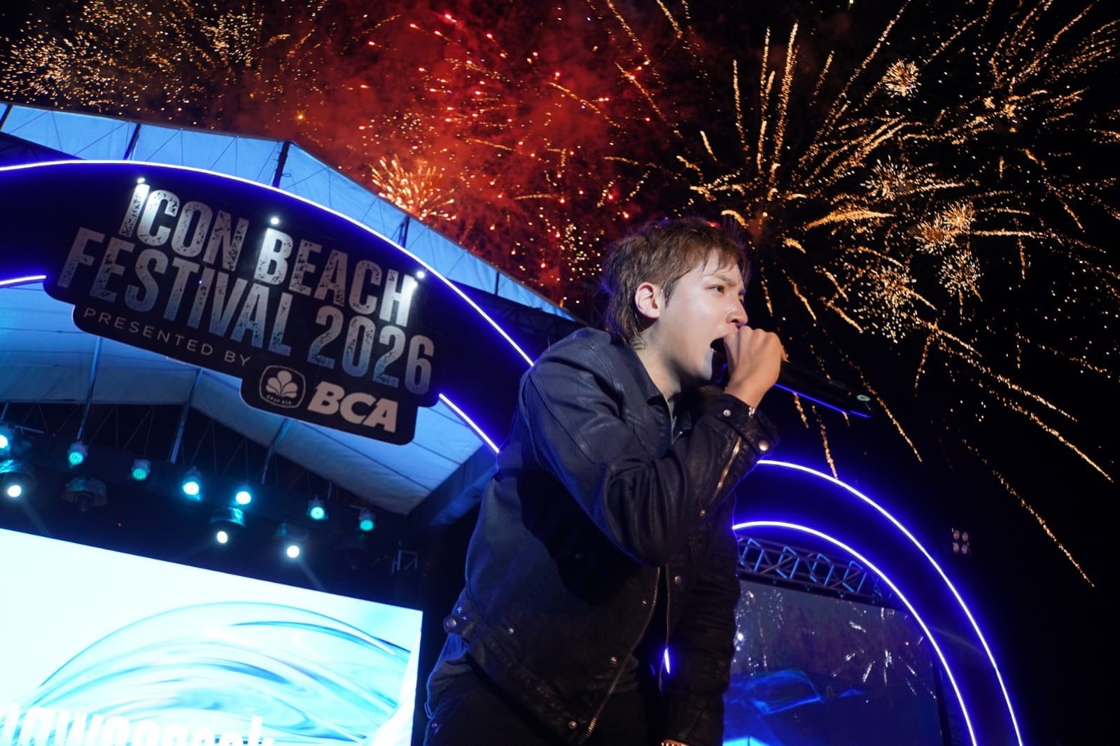 Jung Wooseok Gebrak Sanur, 3.000 Penonton Padati ICON Beach Festival 2026