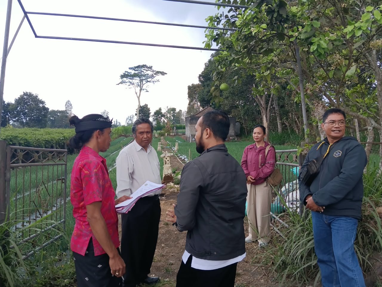 Pastikan Data dan Fakta, Kantah Bangli Cek Bidang Tanah di Pinggan