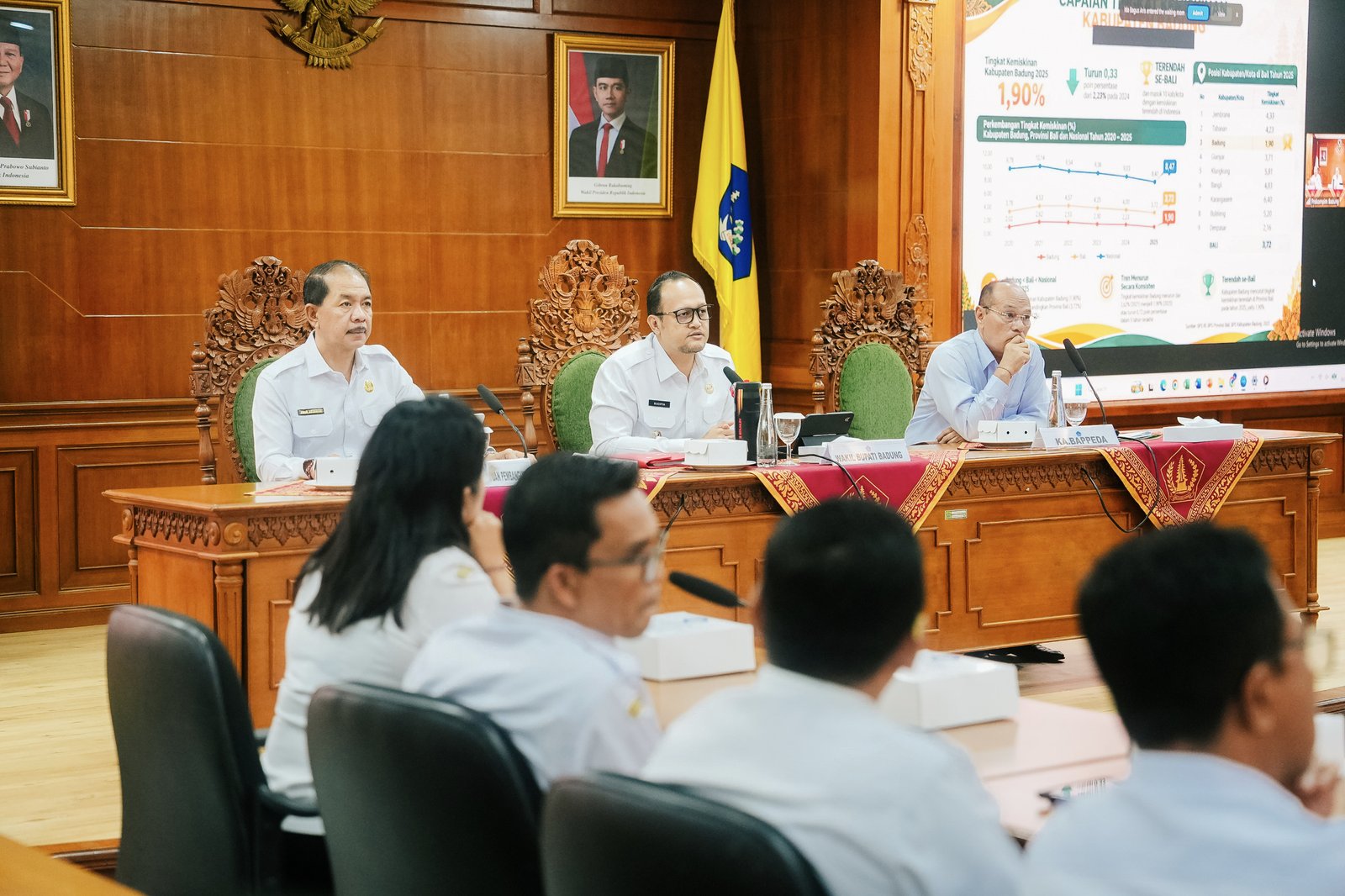 Wabup Bagus Alit Sucipta Optimistis Kemiskinan Badung Terus Menurun